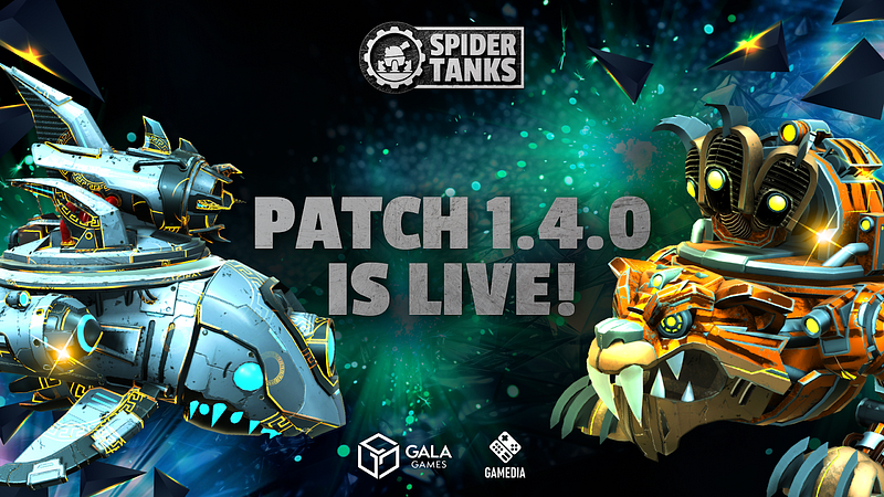 Patch 1.4: The Spider Tanks Arena Upgraded