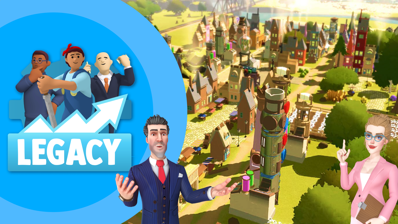 Legacy is a web3 business sim game created by 22cans and Gala Games.