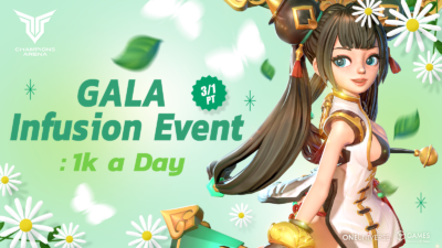 Champions Arena–$GALA Infusion Event