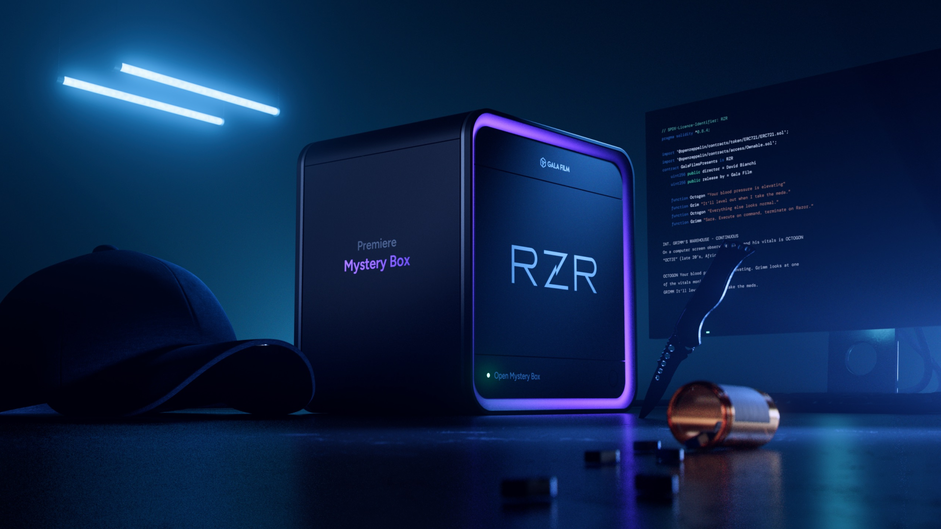 Gala Film is taking you deeper into your favorite films and series. Unpack Mystery Boxes to assemble Shards into Director Cuts, unlocking additional content, prize opportunities and more for RZR.