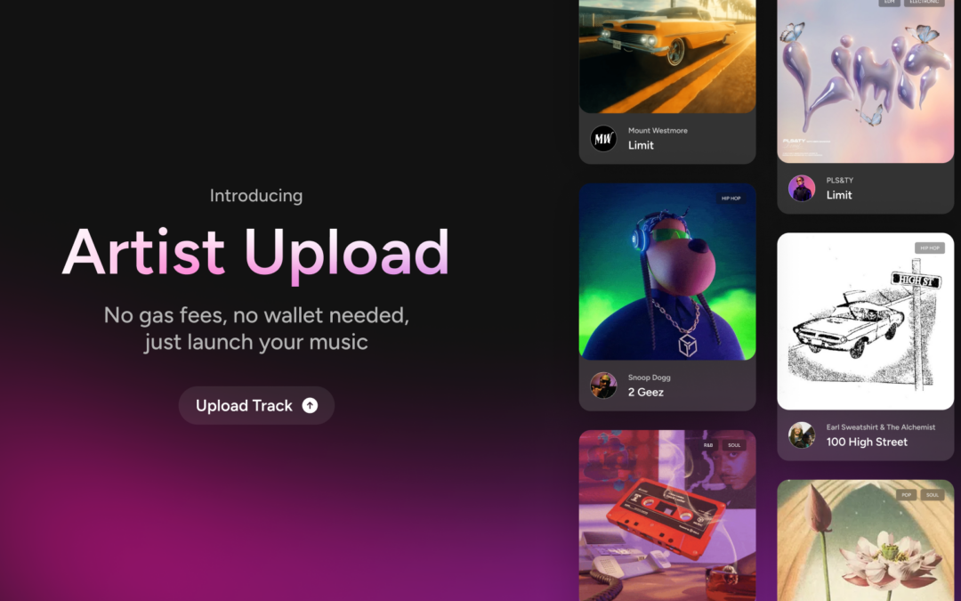 Artist Upload – Take Control of Your Music