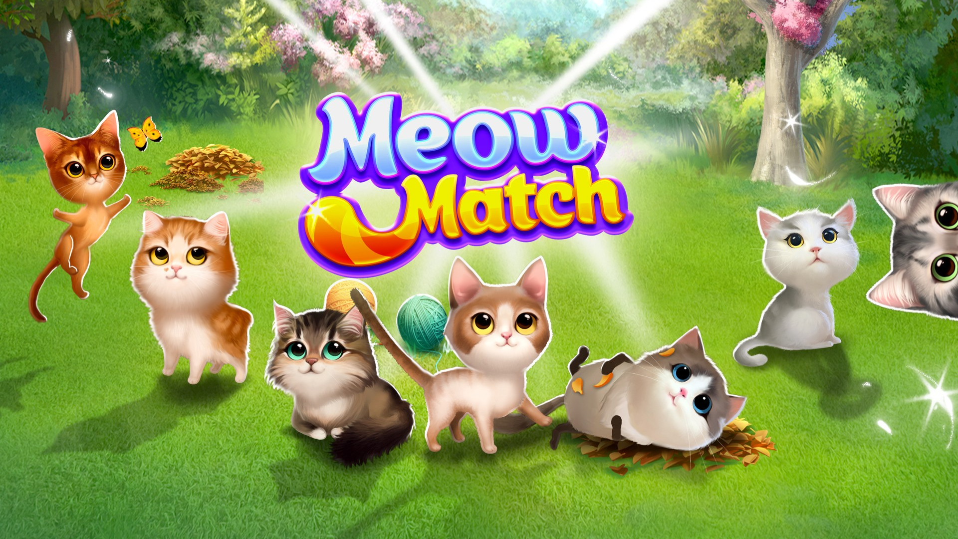 Meow Match is a free-to-play game of matching and collecting cats! Download and play now!