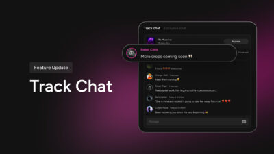 Introducing Track Chat, the Newest Platform Feature