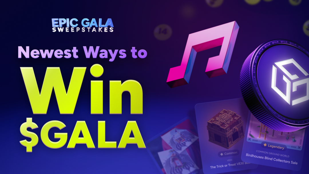 Gala Games introduces new ways to enter weekly $GALA sweepstakes