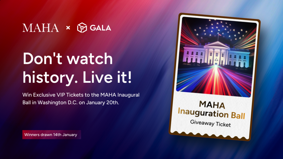 Win your spot at the MAHA Inaugural Ball in Washington D.C.