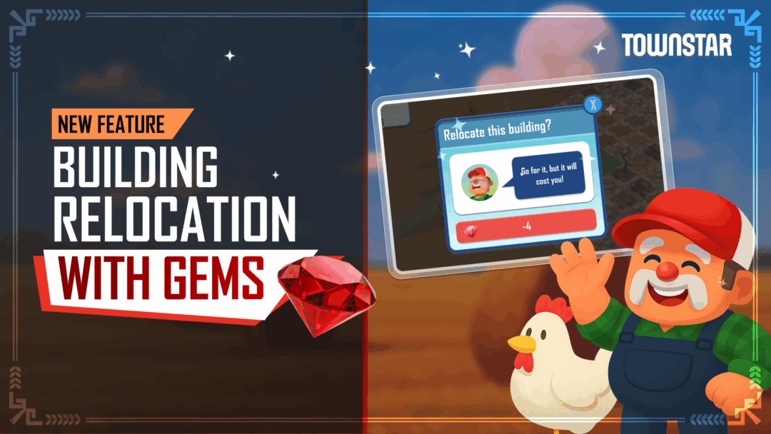 New Feature – Building Relocation with Gems!