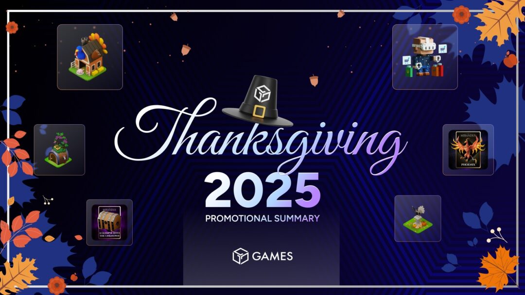 Gala Games Celebrates Thanksgiving With Special Events Across Mirandus, Town Star and Vexi