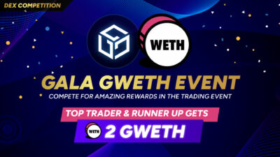 GALA/GWETH Trading Event on GalaSwap