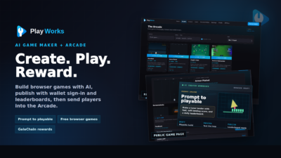 How to use Gala Playworks as an AI game maker for browser games